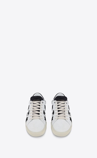 SAINT LAURENT Sneakers Herren signature court sl/06 california sneaker aus optisch weißem und schwarzem leder b_V4
